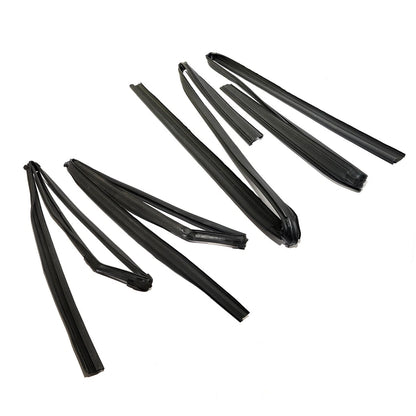 Front Rear Door Glass Run Channel for Honda Civic 4-Door 2017-2020