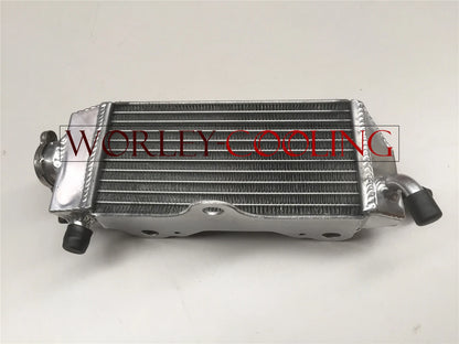 Aluminum Radiator & Yellow Hoses for Yamaha YZ125 (2002-2004)