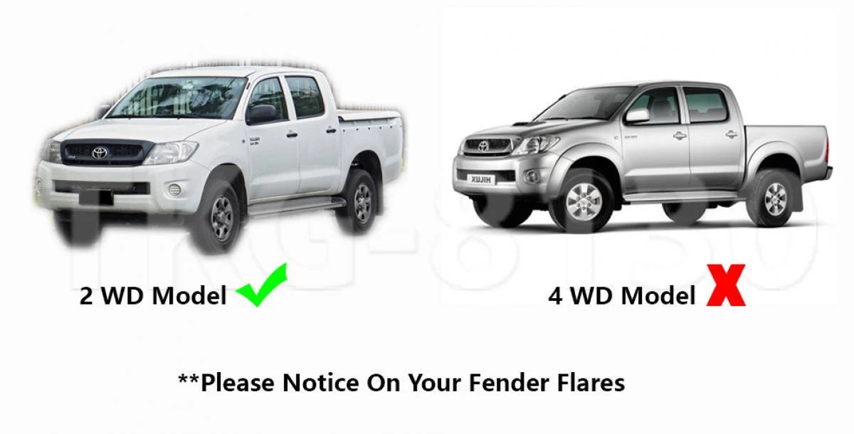 Mud Flap for Toyota Hilux Vigo 2WD Ute(2005-2014) – Exclusive Motors