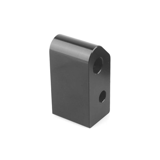 1 x Black 1 1/4" Driver Floorboard Spacer for Harley Touring (2009-2022)
