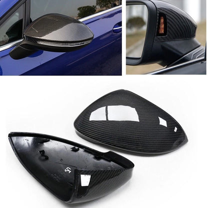 1 x Carbon Fiber Mirror Cover for VW Golf 8 MK8 VIII (2020-2023)