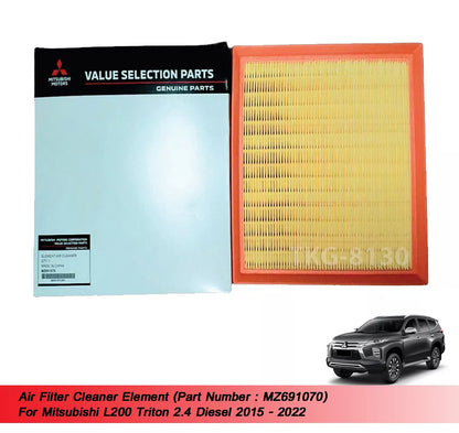 Air Filter for Mitsubishi L200 Triton 2.4 Diesel (2015-2022)
