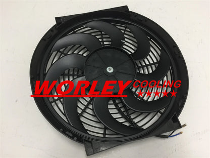 Aluminum Radiator for BMW E30 M10 316i 318i (1982-1991) + 14" Fan