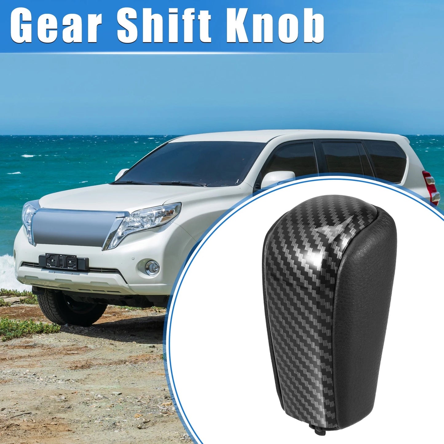 Automatic Gear Shift Knob for Toyota Land Cruiser Prado (2009-2017) Black