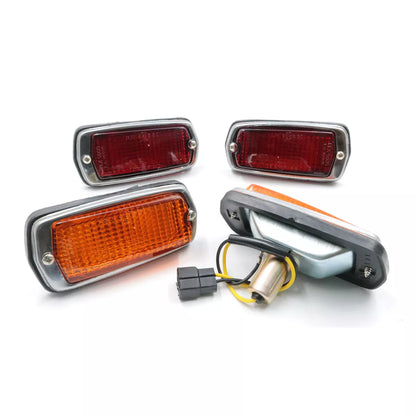 Side Marker Light  Set Red Amber for Nissan Datsun 510 1600 120Y B210 240Z