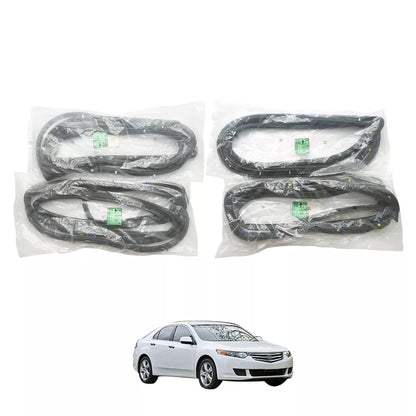 Front Rear Door Weatherstrip Rubber for Honda Accord Sedan CP1 CP2 CP3 2007-2012