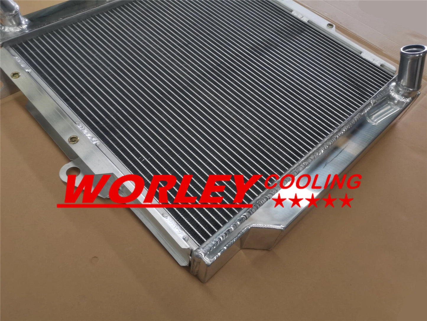 Aluminum Radiator + Fan for Land Cruiser 70 Series FJ73 FJ75 (1985-1993)
