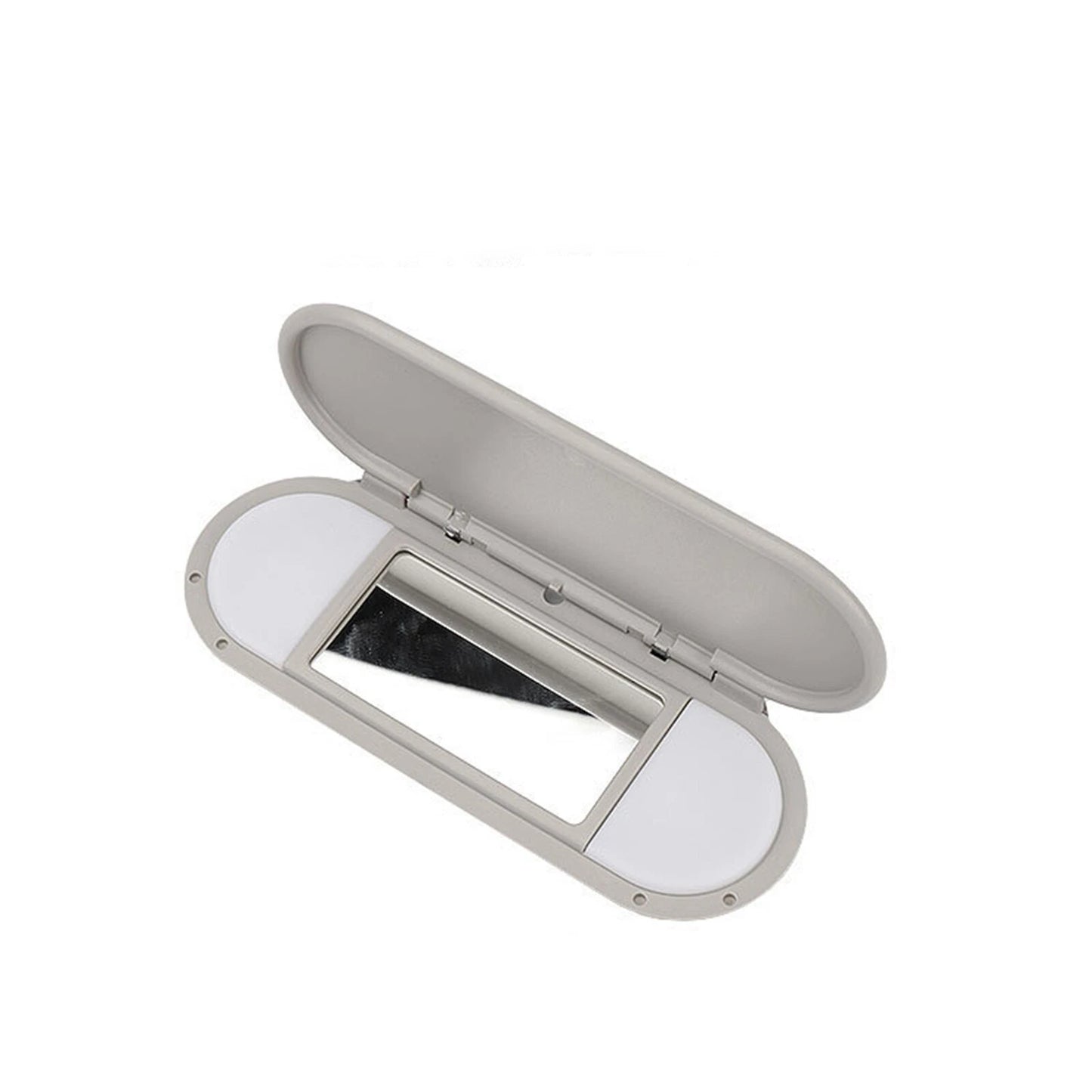 1 x Gray Sun Visor Mirror Cover for MINI Cooper F55 F56 F60 (2015-2022)