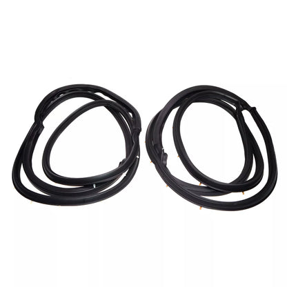 Rear Door Weatherstrip Set for Nissan Datsun Sunny Sentra B12 Sedan 1987-1990