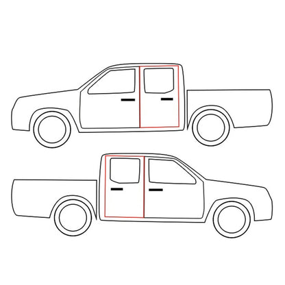 Door Weatherstrip Rubber Seal for Nissan Navara D21/Pathfinder WD21 1986-1997