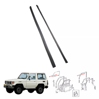 FRT Door Glass Outer Weatherstrip for Toyota Land Cruiser HZJ79 VDJ76