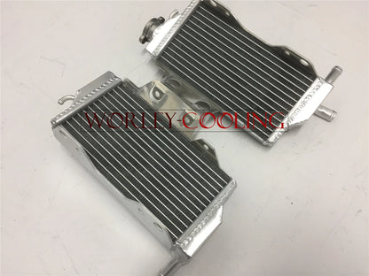 Aluminum Radiator + Blue Y Silicone Hose for Honda CR250 CR250R (2005-2007)