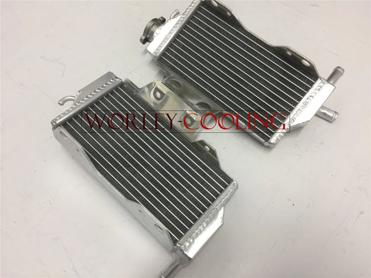 Aluminum Radiator + Blue Y Silicone Hose for Honda CR250 CR250R (2005-2007)