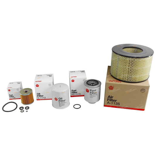 Air Oil & Fuel Filter Kit for Landcruiser HZJ75 4.2L 1HZ (1990-2007)