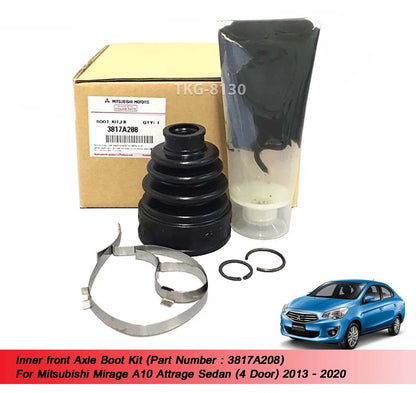 Axle Boot Kit for Mitsubishi Mirage A10 Attrage Sedan (2012-2022)