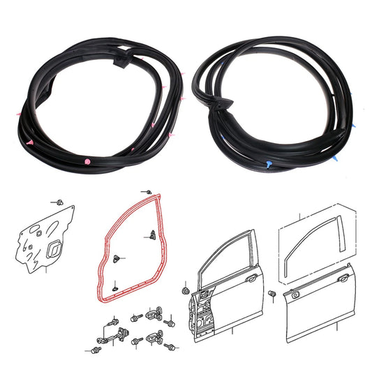 Front Door Weatherstrip for Honda Fit/Jazz GD1-GD4 2004-2006