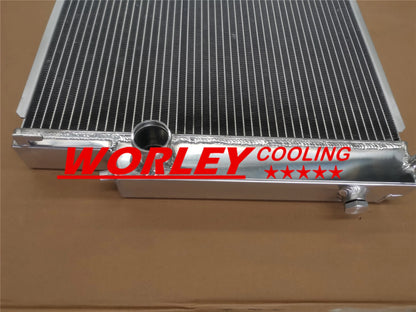 Aluminum Radiator + Black Hose for BMW E36 M3 Z3 325TD 320 323 325 328 (1992-1999)