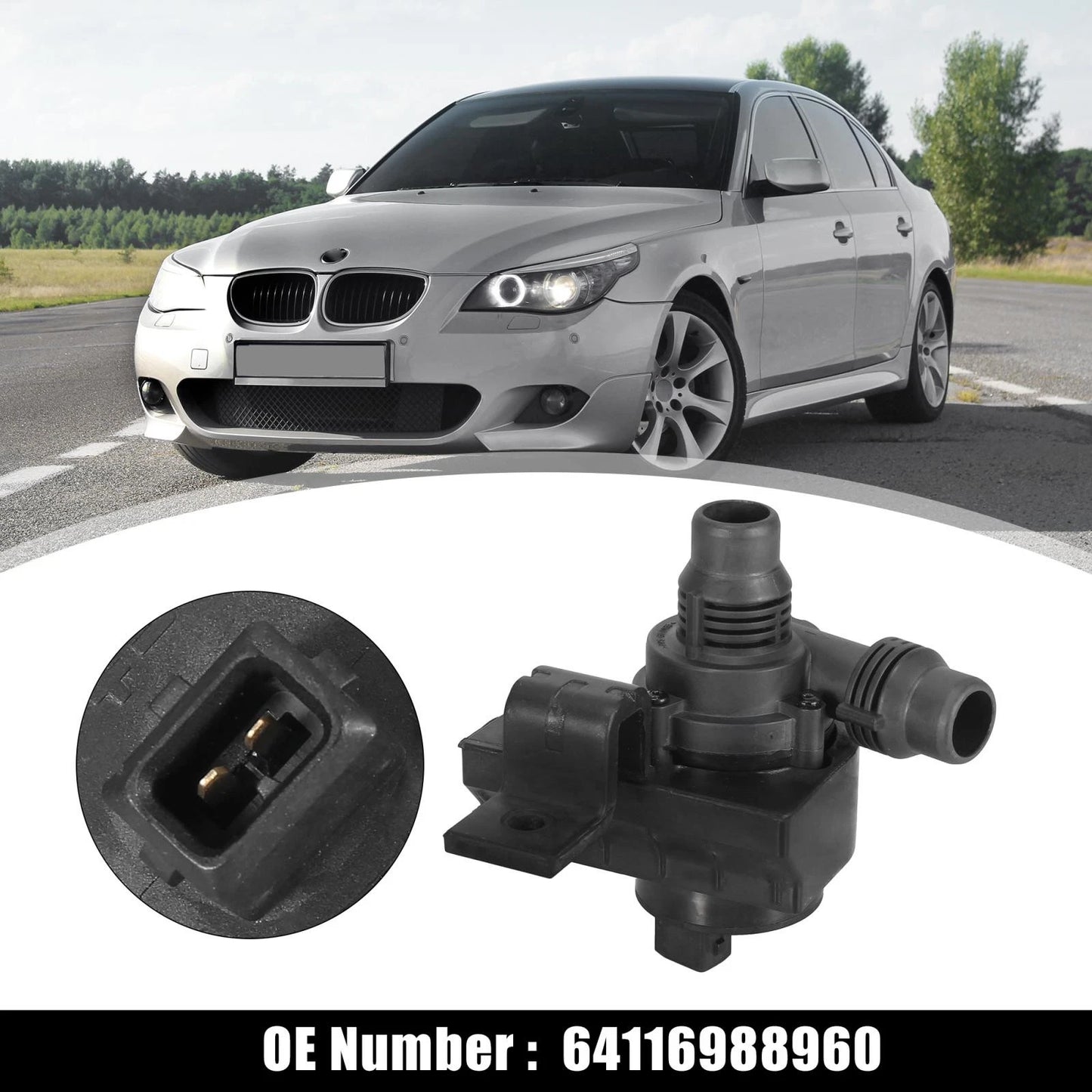 Auxiliary Water Pump for BMW E39 530i 545i 645Ci 550i (1997-2006)