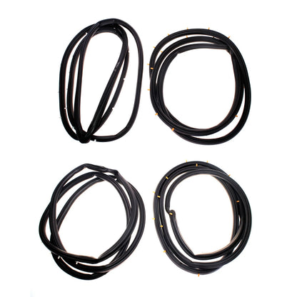 Front & Rear Door Weatherstrip for Honda Civic 5th Gen 4DR 1992-1994