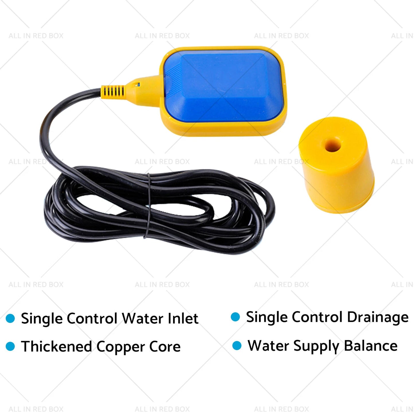 Float Switch for Water Level Control, 3m Cable for Various Models