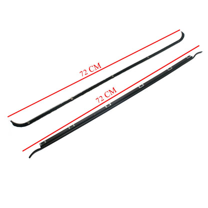 Front Door Glass Weatherstrip for Toyota Land Cruiser BJ46 BJ44 FJ40 HJ45 1974-1984