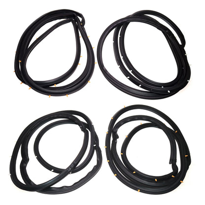 Front Rear Door Weatherstrip for Datsun Nissan Sentra Sunny B12 GXE Sedan 1985-1990