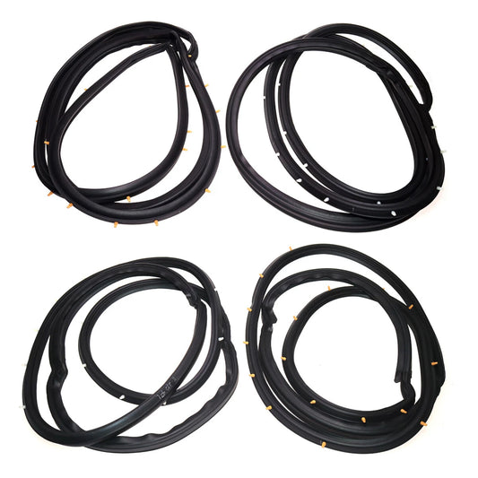 Front Rear Door Weatherstrip for Datsun Nissan Sentra Sunny B12 GXE Sedan 1985-1990