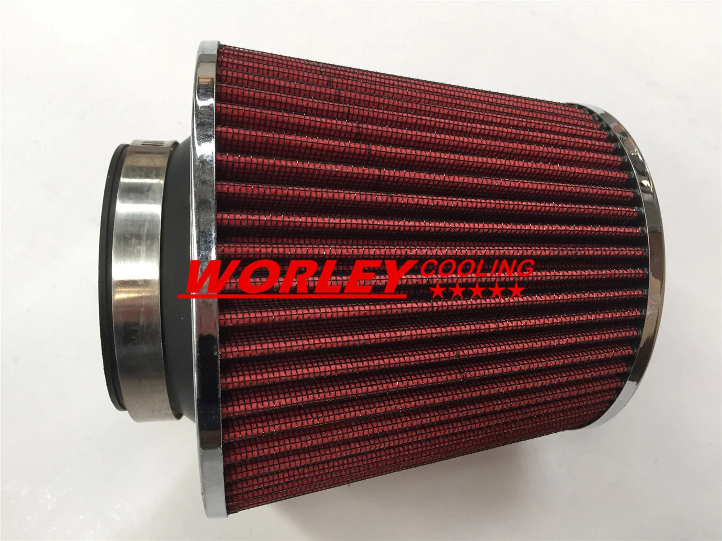 AIR INTAKE + RED TAPERED FILTER KIT for Acura Integra (1990-1993)