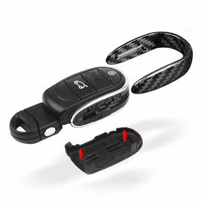 1 x Dry Carbon Fiber Key Fob Case for MINI F54 F55 F56 F57 F60 (2014-2023)