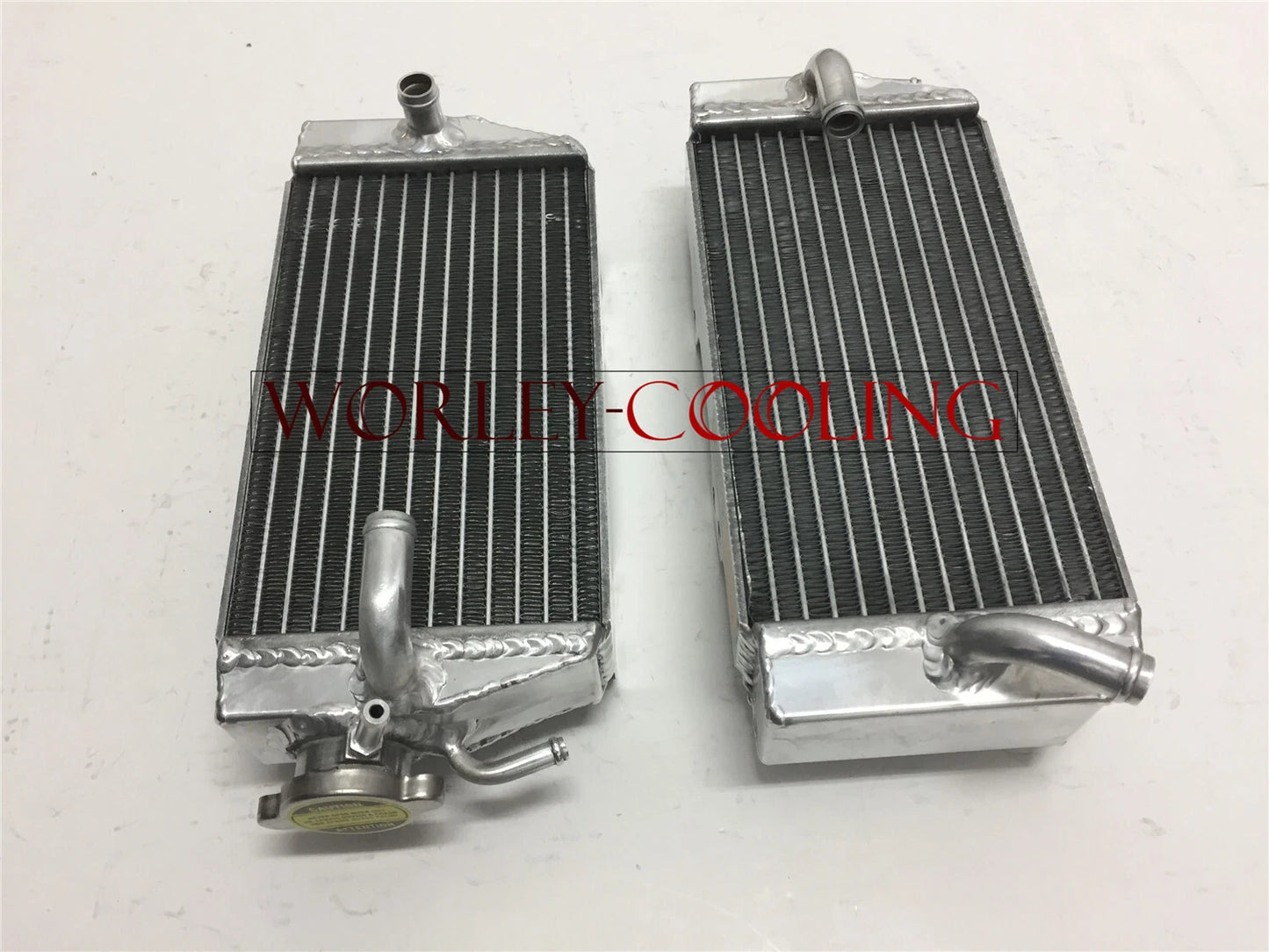 Aluminum Radiator + Blue Silicone Hose for Honda CRF450R (2002-2004)