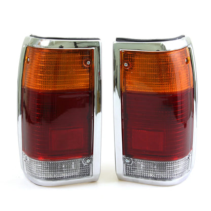 Tail Lights Chrome for Mazda Bravo B2000 B2200 B2600 1985-1998