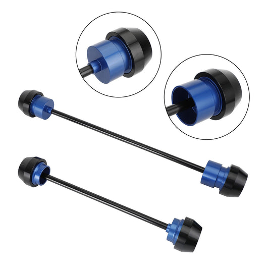 Axle Fork Wheel Slider CNC Blue for Yamaha YZF-R7 (2021-2023)