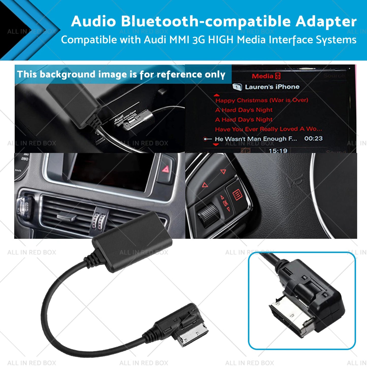 AUX Audio Cable Adapter for Audi VW (2010-2016)