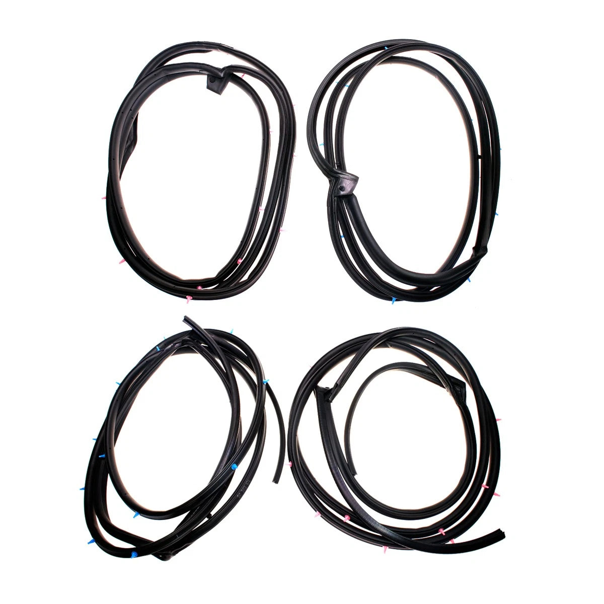 Front Rear Door Weatherstrip for Honda Fit Jazz GD1-GD4 2004-2006