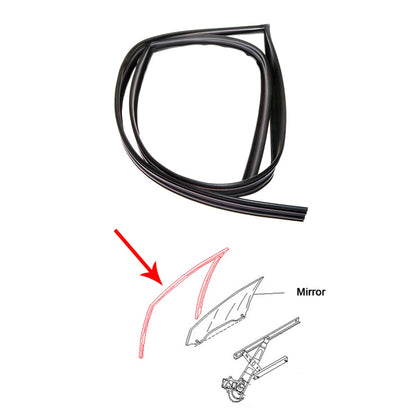 Front Door Window Glass Seal for Mitsubishi Triton L200 1996-2006