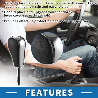 Automatic Gear Shifter Knob for BMW 1 Series E81 2006-2011 Faux Leather Chrome