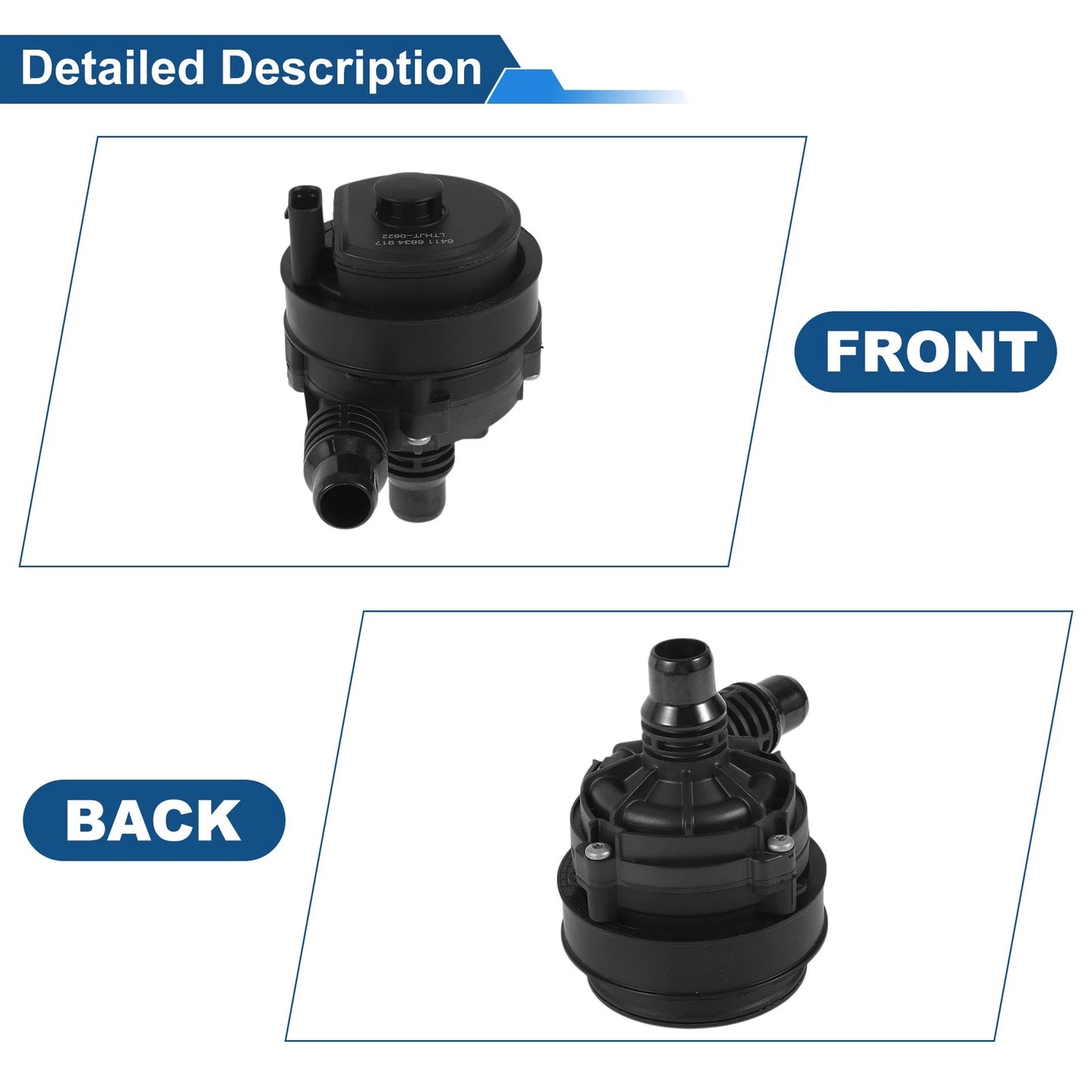 Auxiliary Cooling Water Pump for BMW 1 Series (2011-2019) 1 x Unit