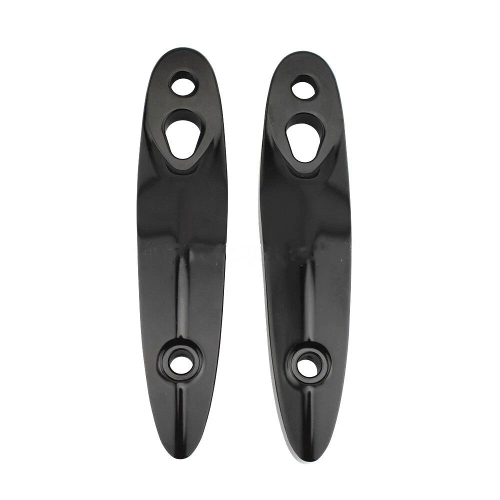 2 x Rear Turn Signal License Plate Extensions for Harley Softail (2000 ...