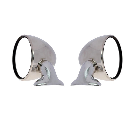 Chrome Stainless Steel Fender Door Mirror for BMW M1 1975-1980