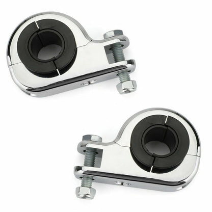 1.25" Highway Crash Bar Foot Pegs for Harley Dyna (2006-2017)