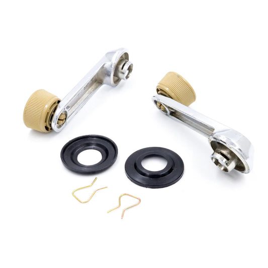 Chrome Crank Door Handle Beige for Toyota Corolla TE31 TE38 TE51 TE55 1970-1978