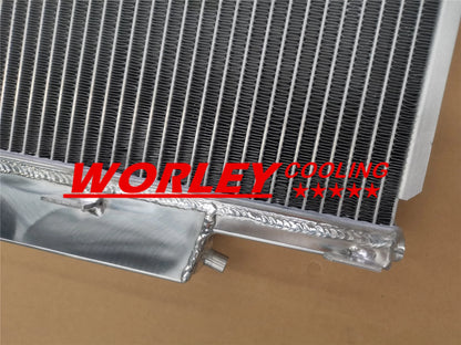 Aluminum Radiator + Black Hose for BMW E36 M3 Z3 325TD 320 323 325 328 (1992-1999)