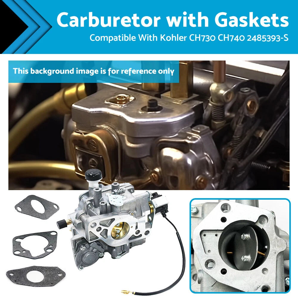 Carburetor with Gaskets for Kohler CH730 CH740 (2004-2023)