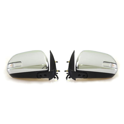 Chrome Electric LED Door Wing Mirror for Toyota Hilux MK7 SR5 Hilux