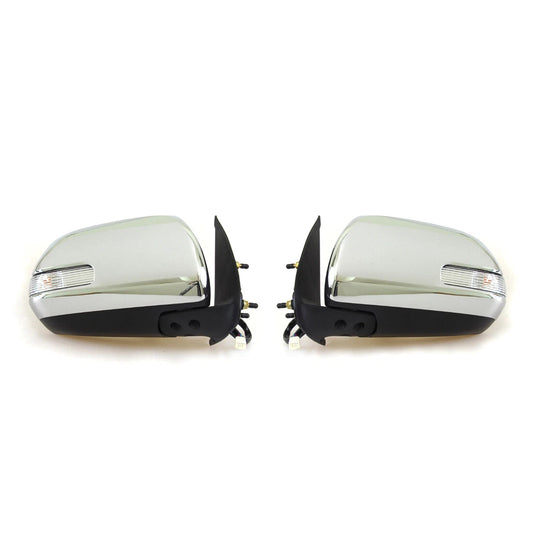 Chrome Electric LED Door Wing Mirror for Toyota Hilux MK7 SR5 Hilux