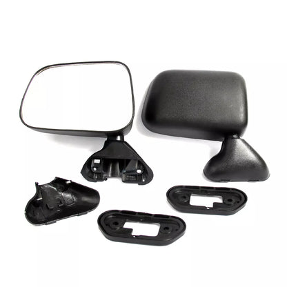 Black Door Mirrors x2 for Toyota Hilux Mighty-X 4Runner 1988-1998