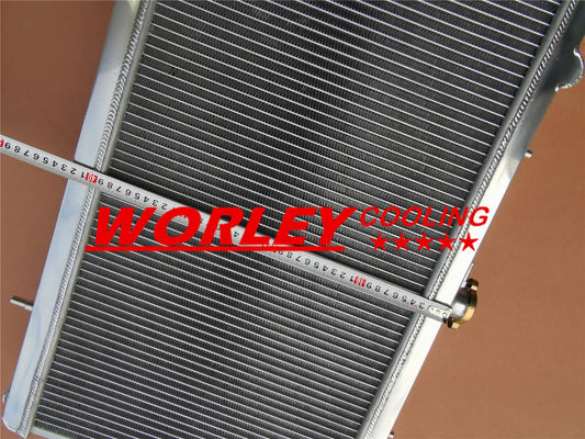 Aluminum Radiator + Black Silicone Hose + Shroud + Fan for Silvia S13 (1989-1994)