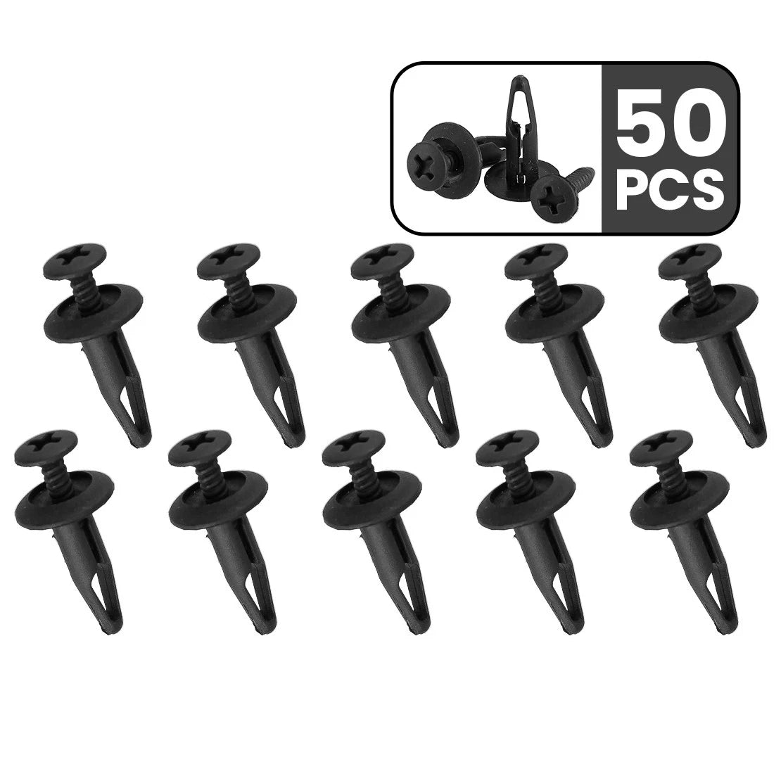 Grille Trim Clips for Ford Ranger, Mazda BT50 (2011-2023) - 50 x Faste ...