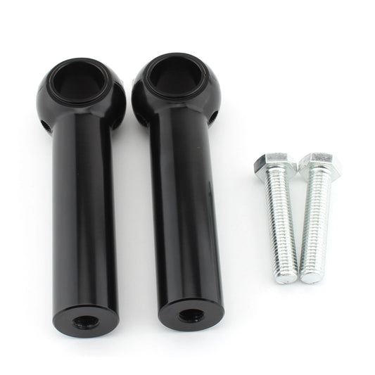 1" Bar Diameter Black Handlebar Riser Kit for Universal Motorcycle