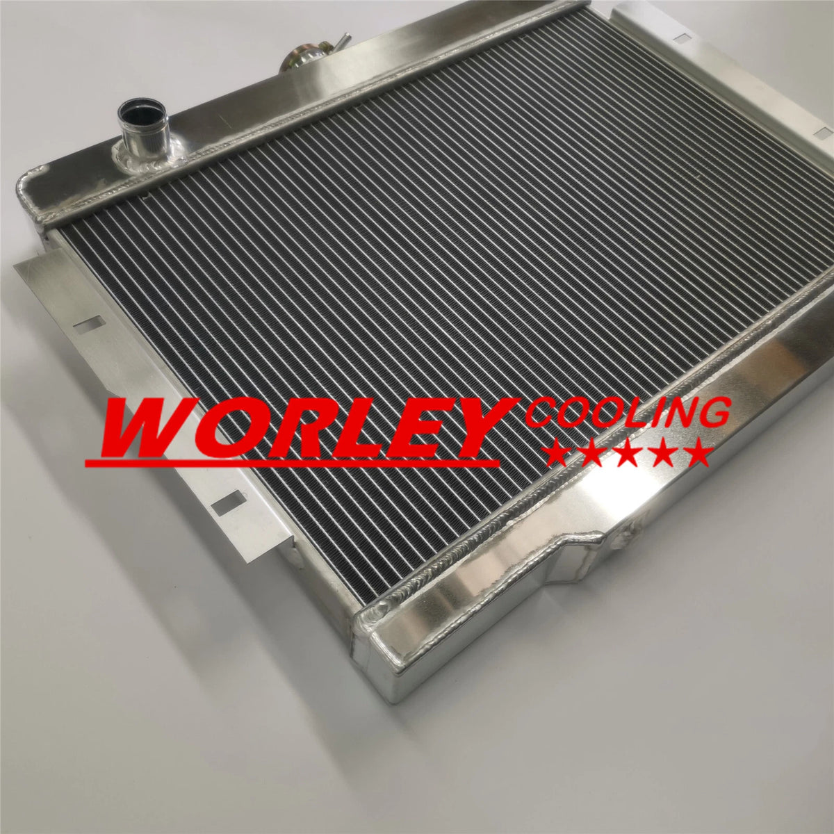 Cj Radiator 3 Row Aluminum Radiator for Jeep CJ (72-86) Small Block SBC Swap V8 ...